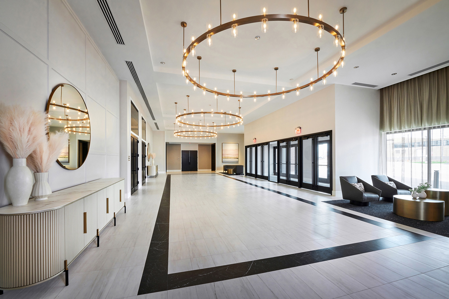 Ateres Ayala Hospitality Lobby Skokie Design-Build