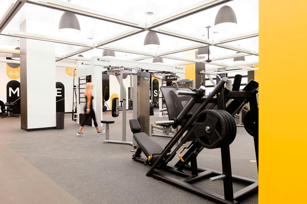 Fit Lab at Bell Works fitness center gym design-build chicago