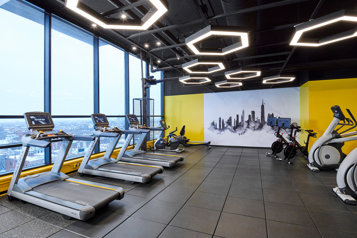 K Square Gym Renovation Chicago's Old Town Design-Build