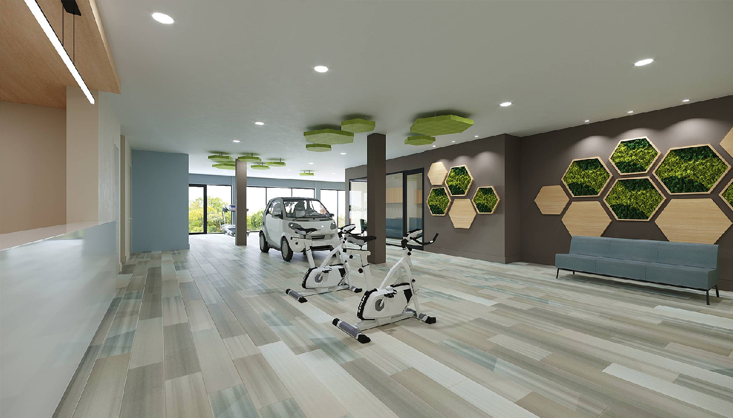 Lincolnwood Rehab Physical Therapy ADL Suite Healthcare Design-Build