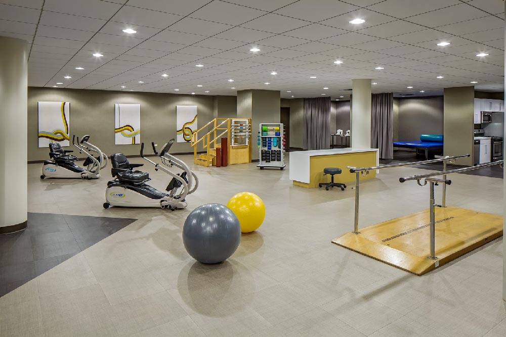 Physical Therapy Gym Grove Fox Valley Aurora Chicagoland area design-build construction