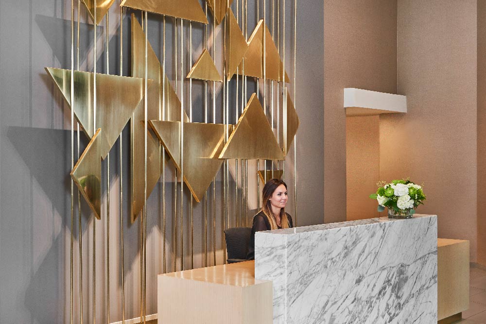 The Kent Apartments Lobby Reception Lincoln Park Chicago Design-Build