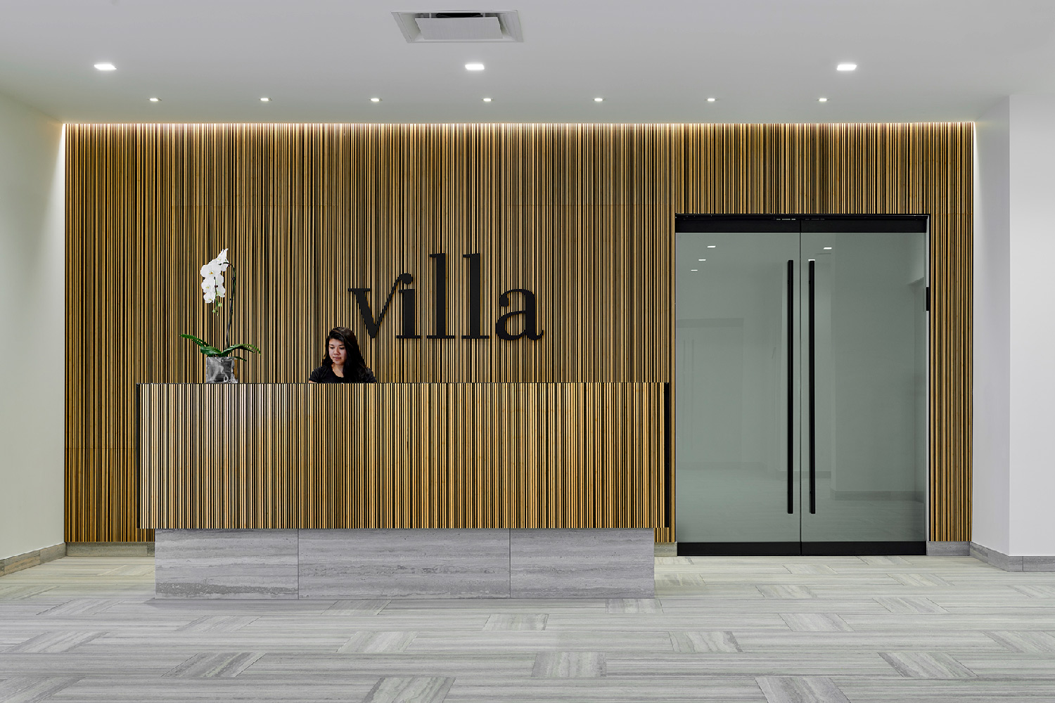 Villa Workplace reception design lincolnwood