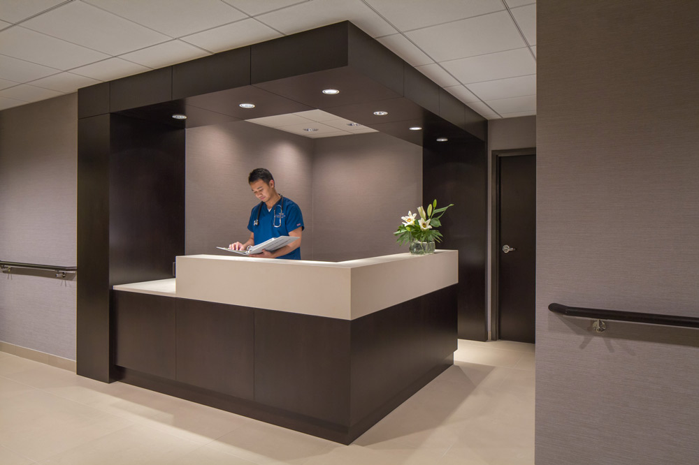 Warren Barr Gold Coast Nurses Station Concierge Design