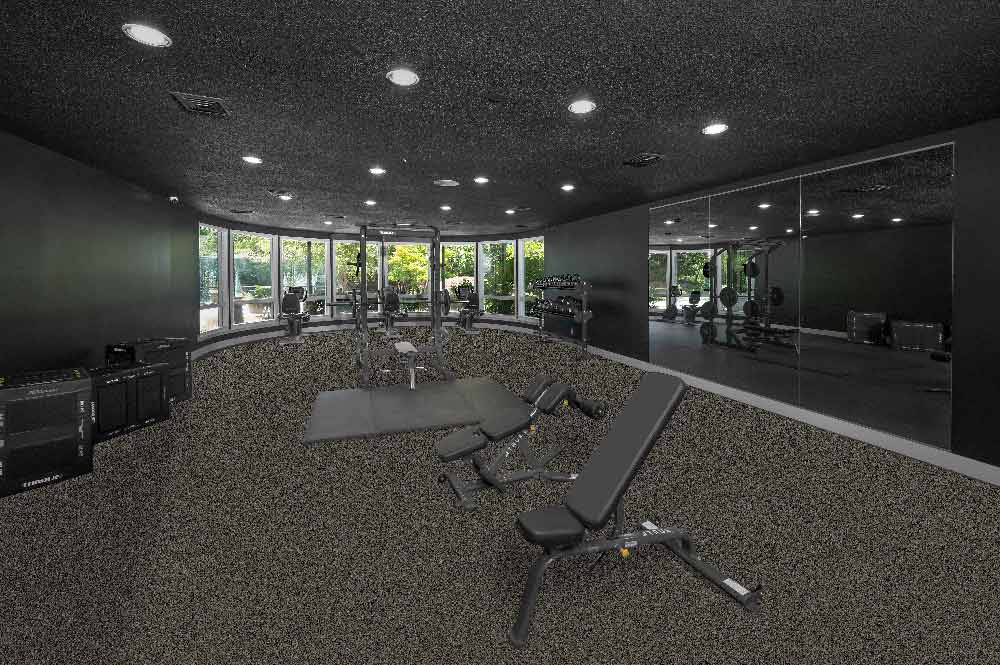 Whisperwood gym fitness center multi-family housing amenities design construction