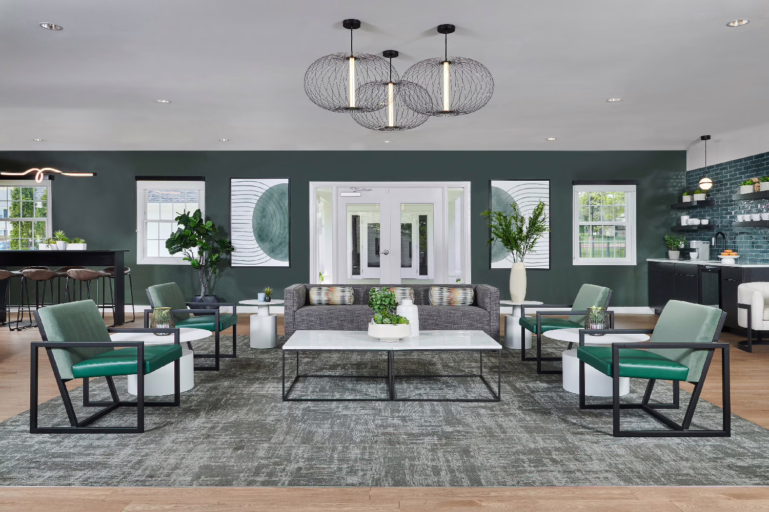 Governours-Square-Community-Lounge-Columbus-student-housing-design-build Governours Square Apartments Columbus Ohio Student Housing Design-Build